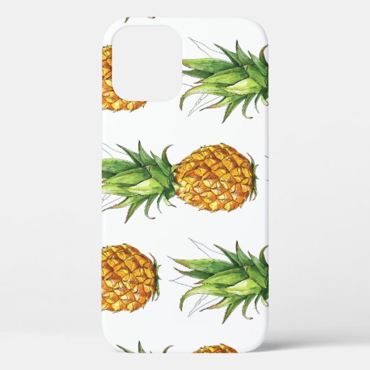Coques Case-Mate iPhone Motif d'ananas d'été, design sans soudure. (Verso)