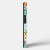 Coques Case-Mate iPhone Motif d'ananas moderne vert jaune tropical (Verso / Droite)