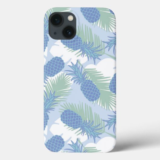 Coques Case-Mate iPhone Motif d'ananas pastel tropical (Verso)