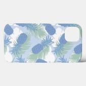 Coques Case-Mate iPhone Motif d'ananas pastel tropical (Verso (horizontal))