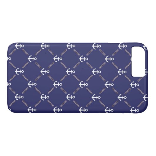 Coques Case-Mate iPhone Motif d'Ancre (Dos (Horizontal))