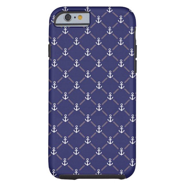 Coques Case-Mate iPhone Motif d'Ancre (Dos)