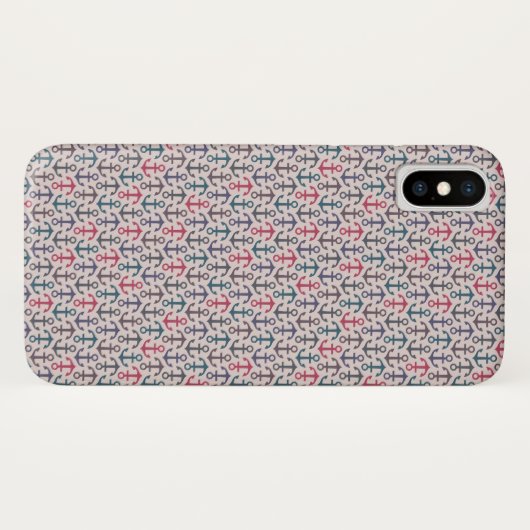 Coques Case-Mate iPhone Motif d'Ancre (Dos (Horizontal))
