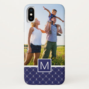 Etui iPhone Case-Mate Motif d'Ancre photo et monogramme personnalisé