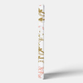 Coques Case-Mate iPhone Motif d'Ancres d'or (Verso / Droite)