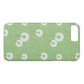 Coques Case-Mate iPhone Motif Dandelion sur Green Arrière - plan (Dos (Horizontal))