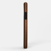 Coques Case-Mate iPhone Motif d'apparence en cuivre Diamondplate (Dos/Droite)