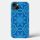 Coques Case-Mate iPhone Motif d'aquarelle Abstrait - Denim Blue (Verso)