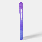 Coques Case-Mate iPhone Motif d'aquarelle Abstrait violet (Verso / Gauche)