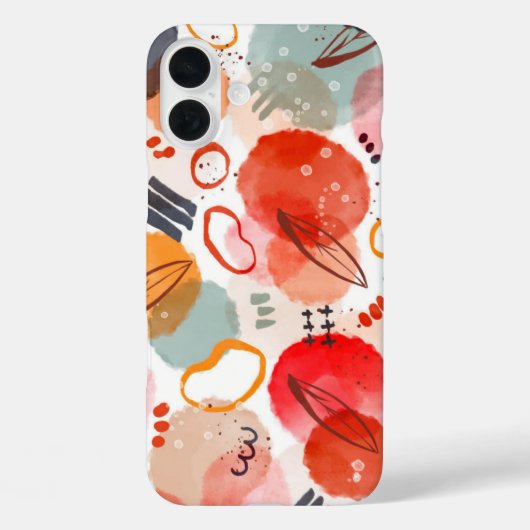 Coques Case-Mate iPhone motif d'aquarelle Abstraite (Verso)