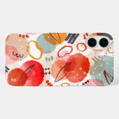Coques Case-Mate iPhone motif d'aquarelle Abstraite (Verso (horizontal))