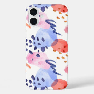 Coques iPhone 16 Plus motif d'aquarelle Abstraite