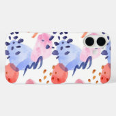 Coques Case-Mate iPhone motif d'aquarelle Abstraite (Verso (horizontal))