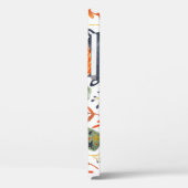 Coques Case-Mate iPhone Motif d'aquarelle avec feuillage d'automne. (Verso / Gauche)