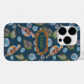Coques Case-Mate iPhone Motif d'aquarelle Blue Birds (Verso (horizontal))