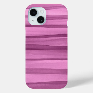 Coque Pour iPhone 15 Motif d'aquarelle créative violet Abstrait