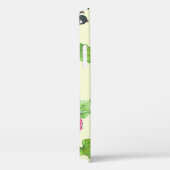 Coques Case-Mate iPhone Motif d'aquarelle de framboise, curry (Verso / Droite)