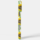 Coques Case-Mate iPhone Motif d'aquarelle des tournesols (Verso / Droite)