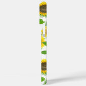 Coques Case-Mate iPhone Motif d'aquarelle des tournesols (Verso / Gauche)