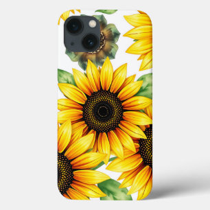 Case-Mate iPhone Case Motif d'aquarelle des tournesols vibrants