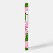 Coques Case-Mate iPhone Motif d'aquarelle d'hibiscus rose (Verso / Gauche)