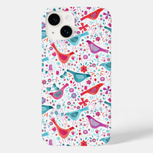 Coque Pour iPhone 14 Motif d'aquarelle d'oiseaux