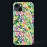 Etui iPhone Case-Mate Motif d'aquarelle en fleurs exotiques<br><div class="desc">Aquarelle exotique cactus fleuris avec fleurs motif. | © et ® Bigstock® - Tous droits réservés.</div>