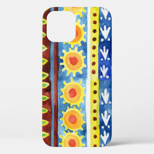 Case-Mate iPhone Case Motif d'aquarelle ethnique peint à la main