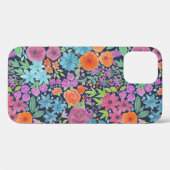 Coques Case-Mate iPhone Motif d'aquarelle florale (Verso (horizontal))