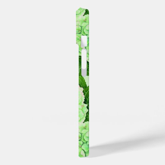 Coques Case-Mate iPhone Motif d'aquarelle Hydrangea (Verso / Gauche)