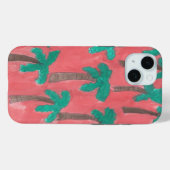 Coques Case-Mate iPhone Motif d'aquarelle Palm Tree (Verso (horizontal))