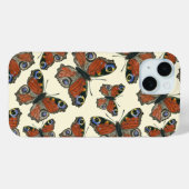 Coques Case-Mate iPhone Motif d'aquarelle papillons (Verso (horizontal))