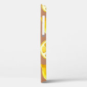 Coques Case-Mate iPhone Motif d'aquarelle transparente avec citrons (Verso / Gauche)