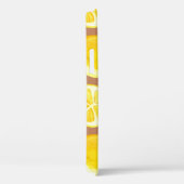 Coques Case-Mate iPhone Motif d'aquarelle transparente avec citrons (Verso / Droite)