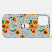 Coques Case-Mate iPhone Motif d'aquarelle transparente avec colo brillant (Verso (horizontal))