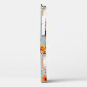 Coques Case-Mate iPhone Motif d'aquarelle transparente avec colo brillant (Verso / Gauche)