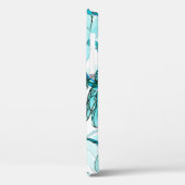 Coques Case-Mate iPhone Motif d'aquarelle transparente avec élégante libel (Verso / Gauche)