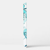 Coques Case-Mate iPhone Motif d'aquarelle transparente avec élégante libel (Verso / Droite)