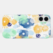 Coques Case-Mate iPhone motif d'aquarelle vive peinture Abstraite (Verso (horizontal))