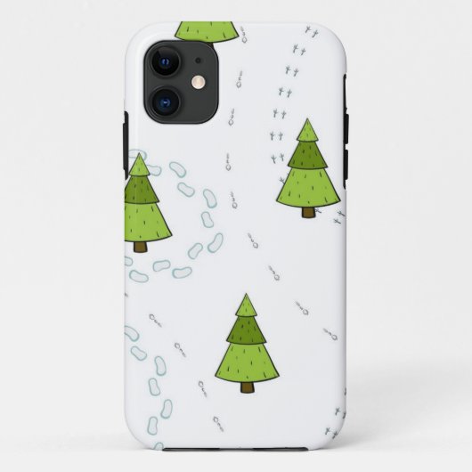 Coques Case-Mate iPhone motif d'arbre de Noël (Dos)