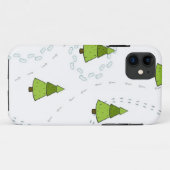 Coques Case-Mate iPhone motif d'arbre de Noël (Dos (Horizontal))