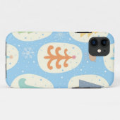 Coques Case-Mate iPhone motif d'arbre de Noël (Dos (Horizontal))