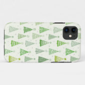 Coques Case-Mate iPhone motif d'arbre de Noël (Dos (Horizontal))