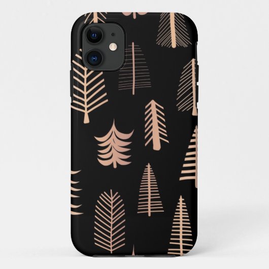 Coques Case-Mate iPhone motif d'arbre de Noël (Dos)