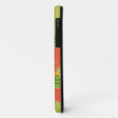 Coques Case-Mate iPhone motif d'arbre de Noël (Dos/Gauche)