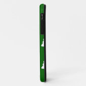 Coques Case-Mate iPhone motif d'arbre de Noël (Dos/Gauche)