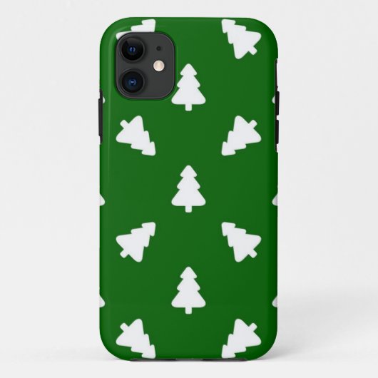 Coques Case-Mate iPhone motif d'arbre de Noël (Dos)