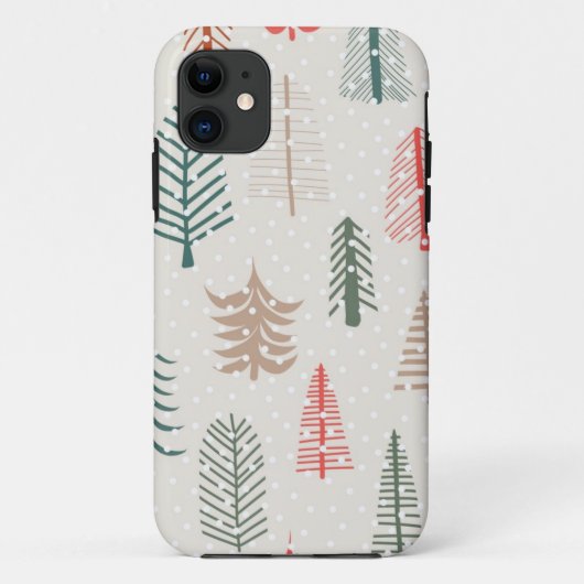 Coques Case-Mate iPhone motif d'arbre de Noël (Dos)