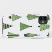 Coques Case-Mate iPhone motif d'arbre de Noël (Dos (Horizontal))