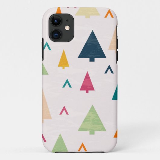 Coques Case-Mate iPhone motif d'arbre de Noël (Dos)